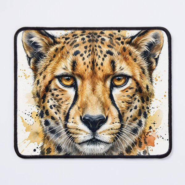 Item preview, Majestic Cheetah Watercolor Painting designed and sold by RawNaturePrints.