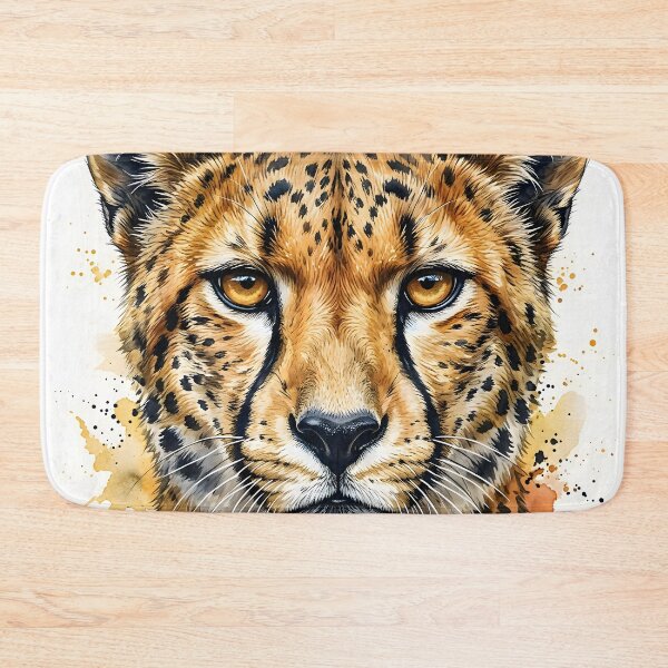Item preview, Majestic Cheetah Watercolor Painting designed and sold by RawNaturePrints.