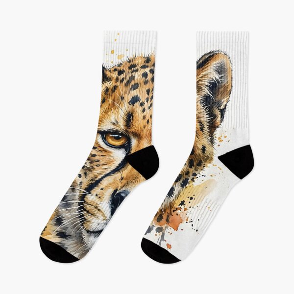 Item preview, Majestic Cheetah Watercolor Painting designed and sold by RawNaturePrints.
