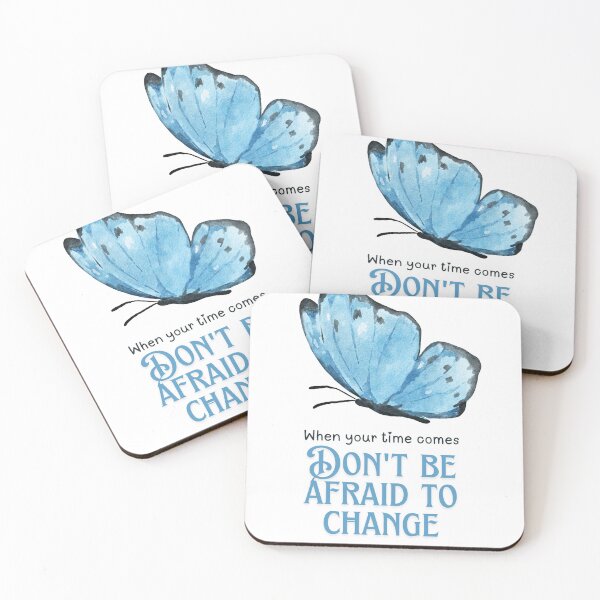 Item preview, When Your Time Comes Don't Be Afraid To Change Aesthetic Butterfly designed and sold by TD-series.