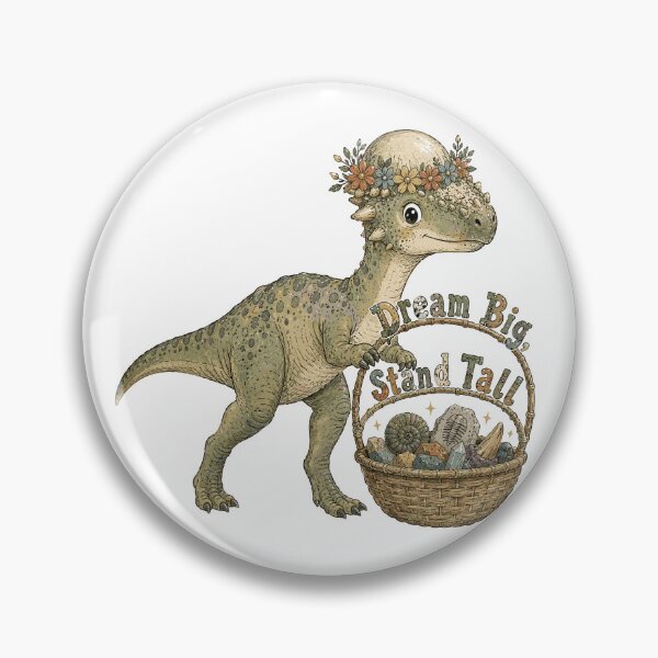 Item preview, Dome of Dreams - Cute Prehistoric Pachycephalosaurus Dino designed and sold by bapupa.