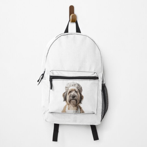 Item preview, Tibetan Terrier Chef Dog Funny Cooking Apron Hat Cute Pet Portrait designed and sold by LazyOwlStore.