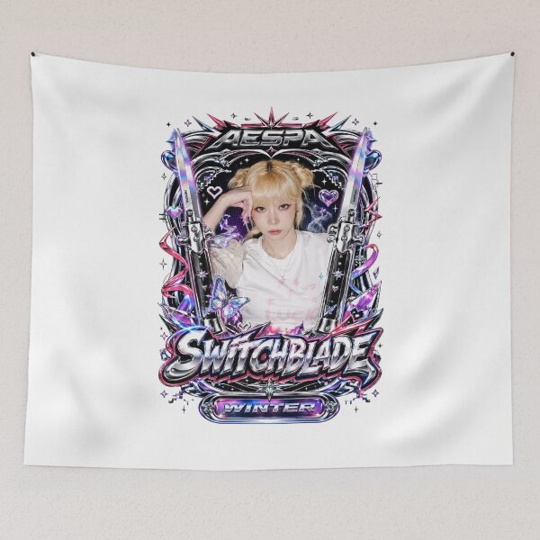Item preview, aespa Winter Switchblade Song Track Graphic Fan Art designed and sold by Valereekmerch.