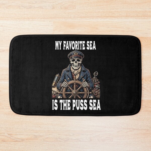 Item preview, My Favorite Sea is The Puss-Sea designed and sold by TheEndDesign.