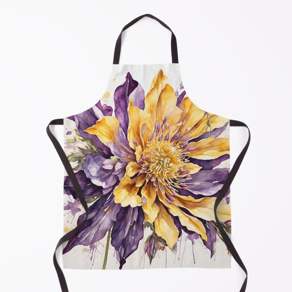 Item preview, Columbine Flower Watercolor Painting designed and sold by RawNaturePrints.