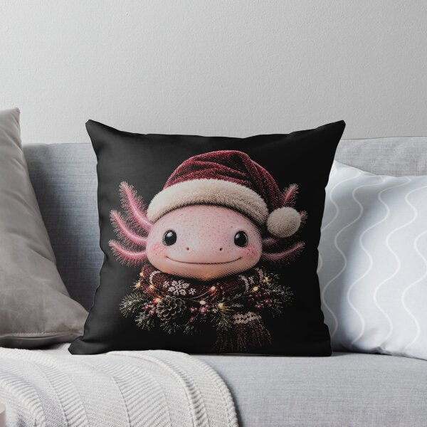 Item preview, Cute Christmas Axolotl Santa Hat – Festive Holiday Animal designed and sold by SOUFIANE1991.