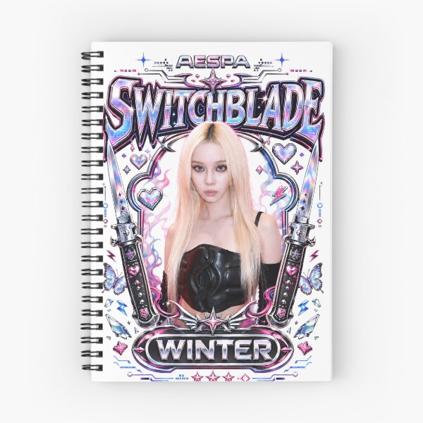 Item preview, Winter aespa Switchblade Track Release Holographic Y2K Poster designed and sold by Valereekmerch.