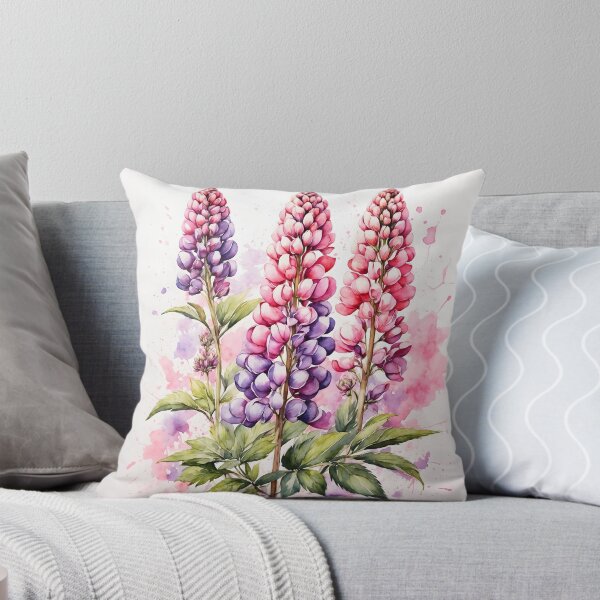 Item preview, Lupin Flower Watercolor Painting designed and sold by RawNaturePrints.