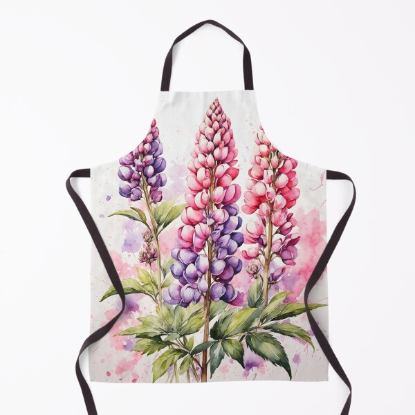 Item preview, Lupin Flower Watercolor Painting designed and sold by RawNaturePrints.