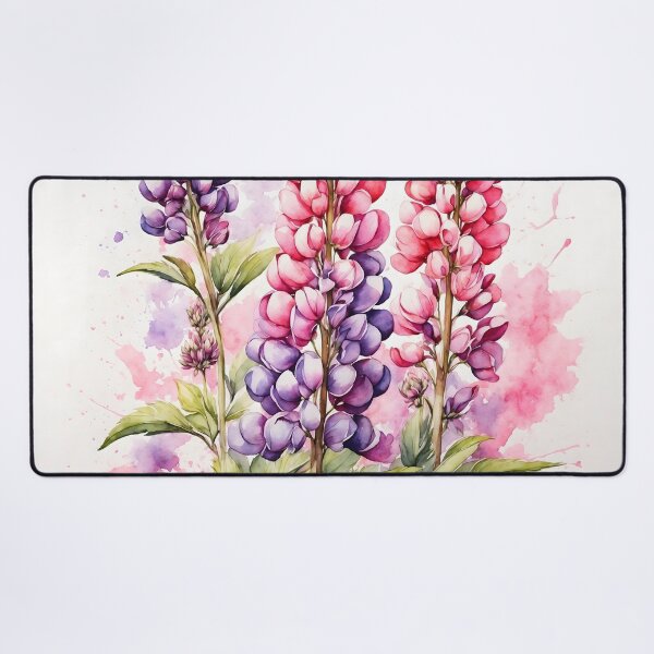 Item preview, Lupin Flower Watercolor Painting designed and sold by RawNaturePrints.