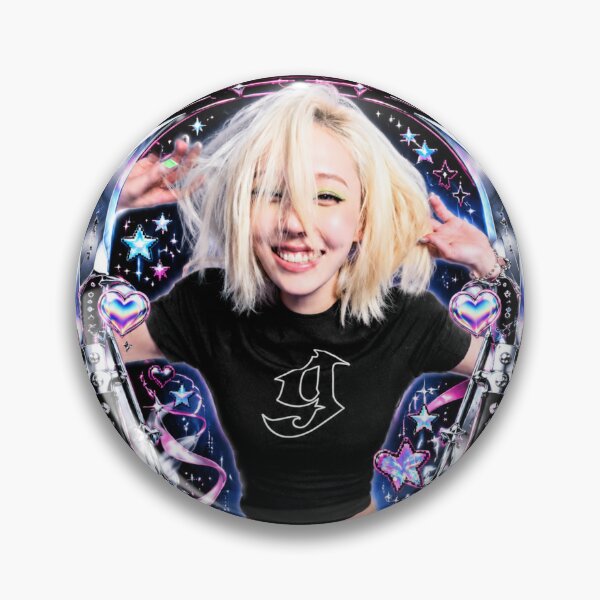 Item preview, Dark Aesthetic Winter aespa Switchblade Song Pixel Heart Graphic designed and sold by Valereekmerch.