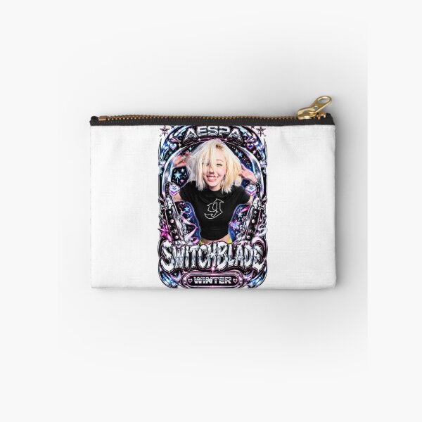 Item preview, Dark Aesthetic Winter aespa Switchblade Song Pixel Heart Graphic designed and sold by Valereekmerch.