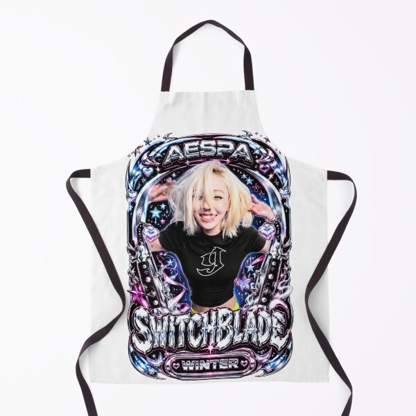 Item preview, Dark Aesthetic Winter aespa Switchblade Song Pixel Heart Graphic designed and sold by Valereekmerch.