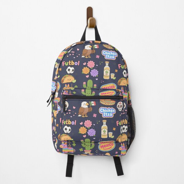 Item preview, Mexico Cute Collage Pastel Seamless Pattern designed and sold by HowToCanadian.