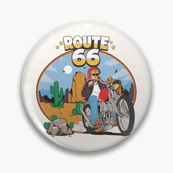 Item preview, Route 66 Motorcycle Desert Biker Road Trip designed and sold by Oniyasha.