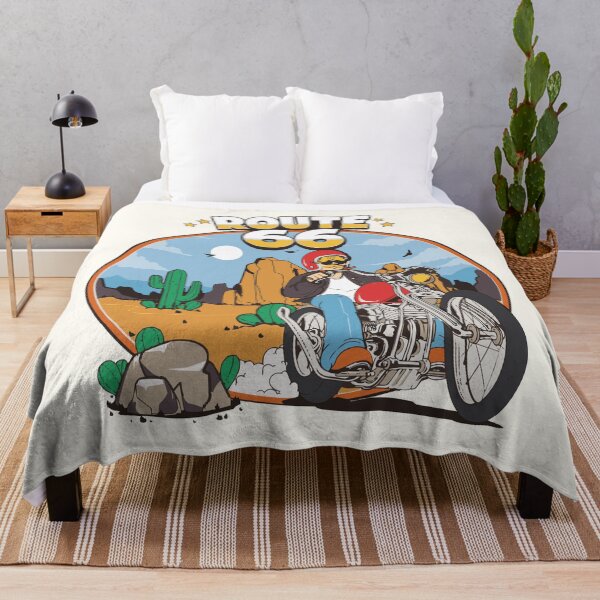 Item preview, Route 66 Motorcycle Desert Biker Road Trip designed and sold by Oniyasha.