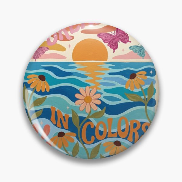 Item preview, Dreaming In Colors Retro Sunset Butterfly designed and sold by iamadiii.
