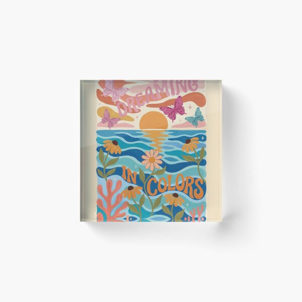 Item preview, Dreaming In Colors Retro Sunset Butterfly designed and sold by iamadiii.