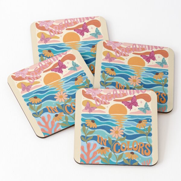 Item preview, Dreaming In Colors Retro Sunset Butterfly designed and sold by iamadiii.