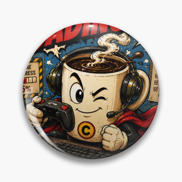 Item preview, Coffee Loading... – Funny Comics Design designed and sold by Mac Sketches.
