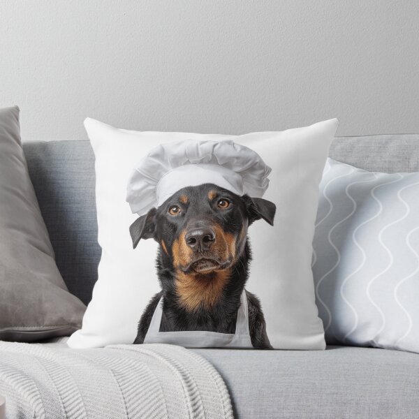 Item preview, Beauceron Chef Dog Funny Cooking Apron Hat Cute Pet Portrait designed and sold by LazyOwlStore.