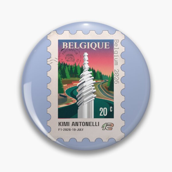 Item preview, F1 BELGIUM GP SPA-FRANCORCHAMPS 2026 Stamp - Winner Kimi designed and sold by Pink Polar F1.