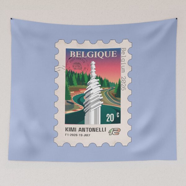 Item preview, F1 BELGIUM GP SPA-FRANCORCHAMPS 2026 Stamp - Winner Kimi designed and sold by Pink Polar F1.