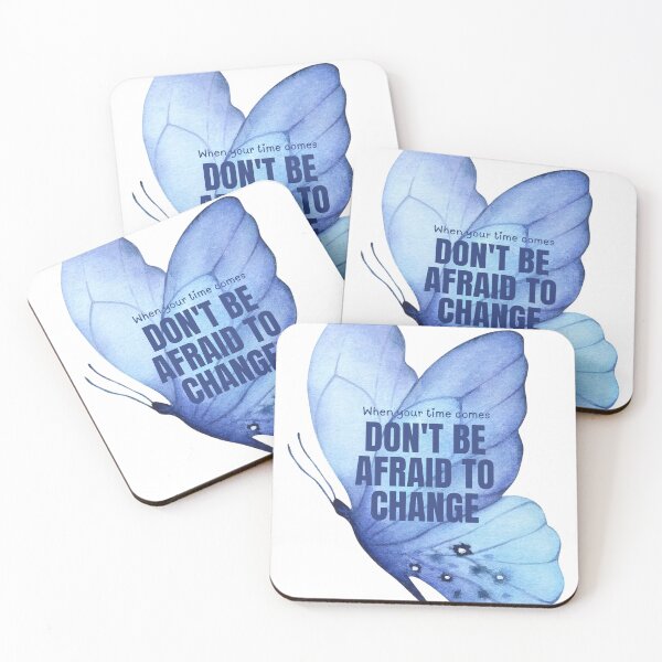 Item preview, When Your Time Comes Don't Be Afraid To Change Aesthetic Butterfly designed and sold by TD-series.