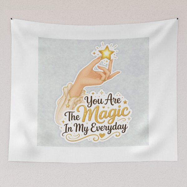 Item preview, You Are The Magic In My Everyday Sparkling Star Sticker designed and sold by Aliplus+.