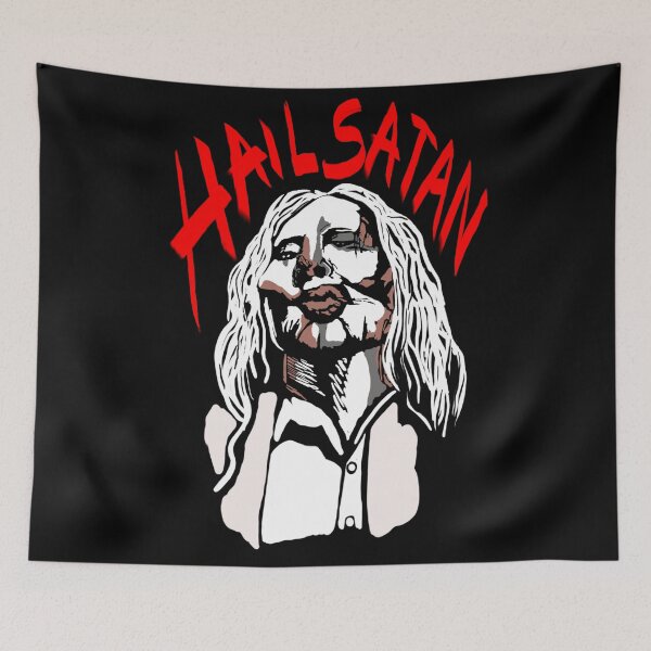 Item preview, Longlegs Nicolas Cage Hail Satan Horror designed and sold by Jamie Collins.