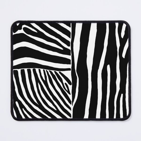 Item preview, Hand drawn black and white zebra stripes designed and sold by Anne Londez Studio.