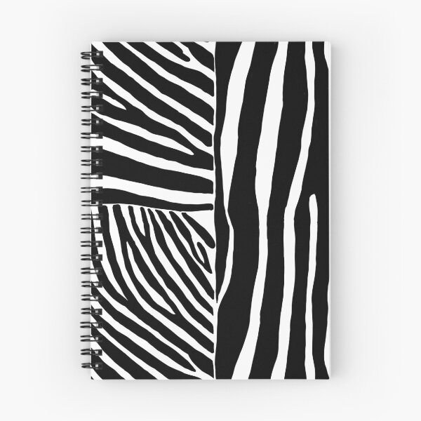 Item preview, Hand drawn black and white zebra stripes designed and sold by Anne Londez Studio.