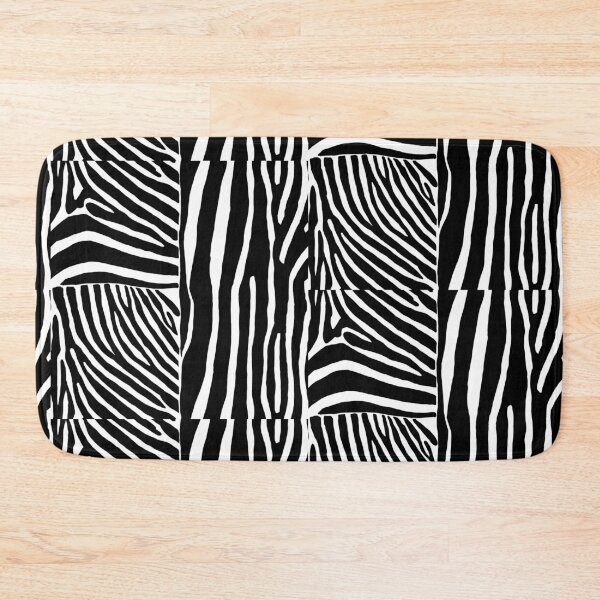 Item preview, Hand drawn black and white zebra stripes designed and sold by Anne Londez Studio.