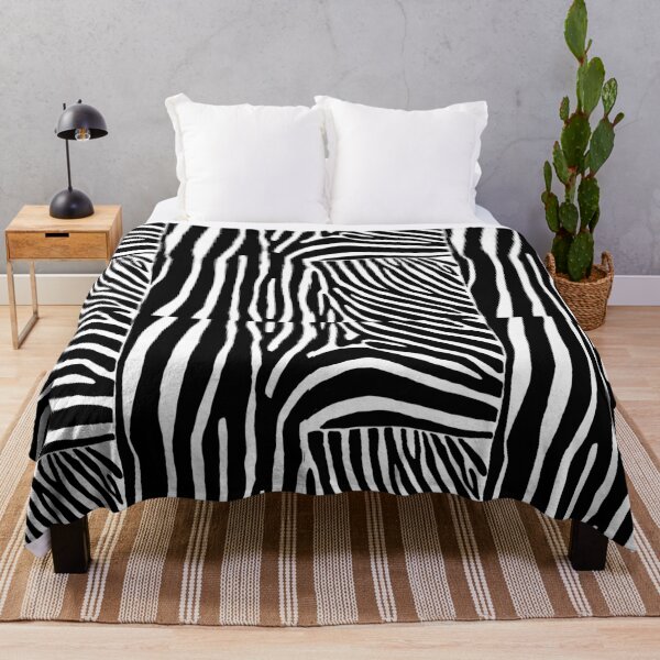 Item preview, Hand drawn black and white zebra stripes designed and sold by Anne Londez Studio.