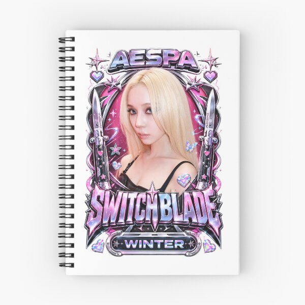 Item preview, Winter aespa Switchblade Baddas Sticker Art designed and sold by Valereekmerch.