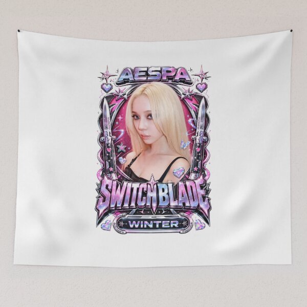 Item preview, Winter aespa Switchblade Baddas Sticker Art designed and sold by Valereekmerch.