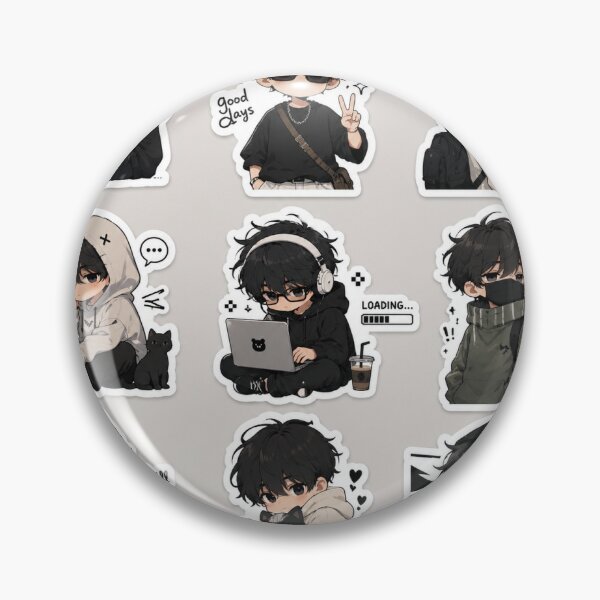 Item preview, Gen z mini guy fashion stickers  designed and sold by Thesketchdiary9.