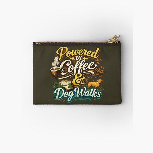 Item preview, Powered by Coffee & Dog Walks Dog Walking Humor designed and sold by PunchDrop.