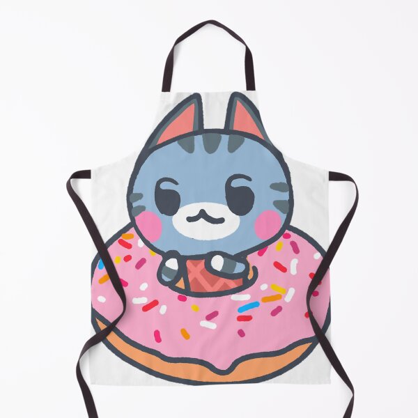 Item preview, Kawaii Blue Cat in a Sprinkle Donut designed and sold by Charlenaud.