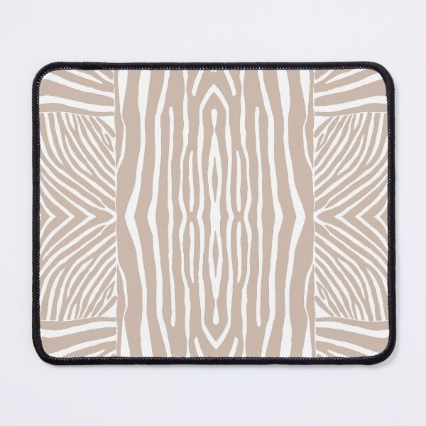 Item preview, Hand drawn beige and white zebra stripes designed and sold by Anne Londez Studio.