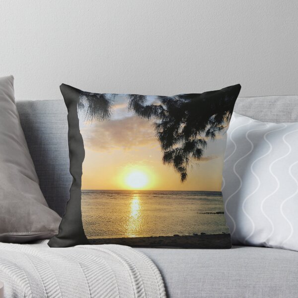 Item preview, Serene Ocean Sunset Golden Reflection designed and sold by tangFoo974.