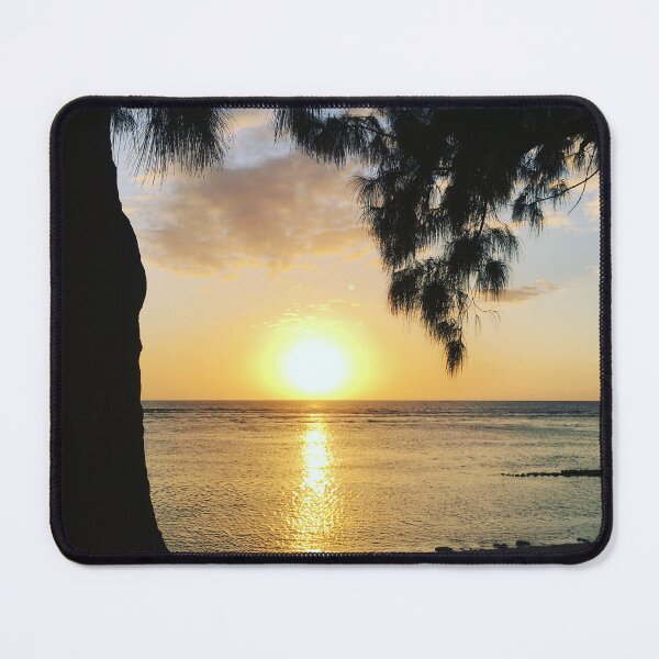 Item preview, Serene Ocean Sunset Golden Reflection designed and sold by tangFoo974.