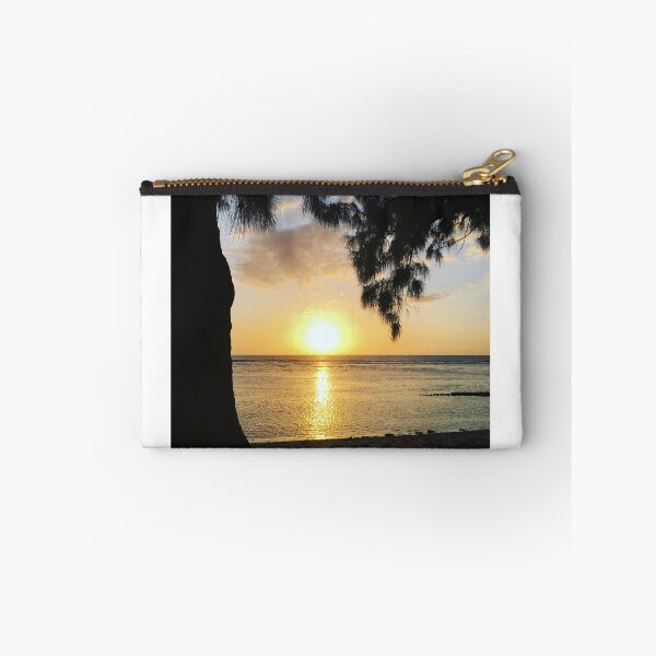 Item preview, Serene Ocean Sunset Golden Reflection designed and sold by tangFoo974.