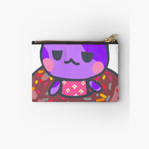 Item preview, Grumpy Purple Cat in a Chocolate Sprinkle Donut designed and sold by Charlenaud.