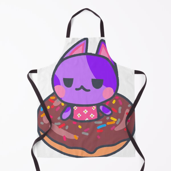 Item preview, Grumpy Purple Cat in a Chocolate Sprinkle Donut designed and sold by Charlenaud.