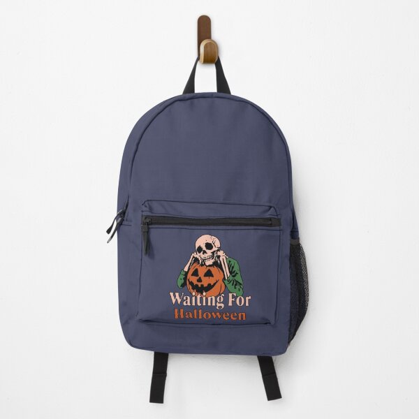 Item preview, Halloween Skeleton Pumpkin Waiting For Halloween designed and sold by Oniyasha.