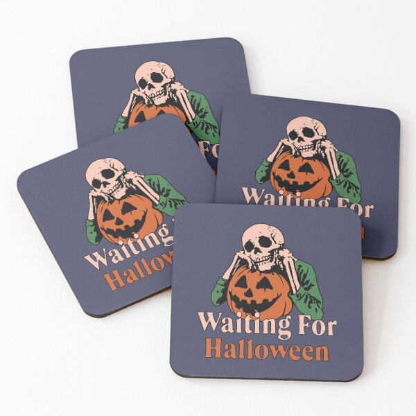 Item preview, Halloween Skeleton Pumpkin Waiting For Halloween designed and sold by Oniyasha.