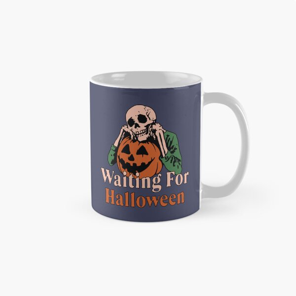Item preview, Halloween Skeleton Pumpkin Waiting For Halloween designed and sold by Oniyasha.