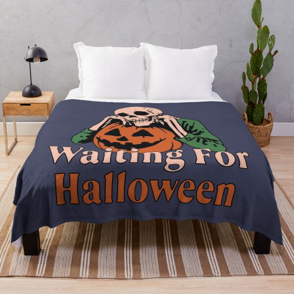Item preview, Halloween Skeleton Pumpkin Waiting For Halloween designed and sold by Oniyasha.
