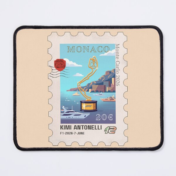 Item preview, F1 MONACO GP MONTE CARLO 2026 Stamp - Winner Kimi designed and sold by Pink Polar F1.